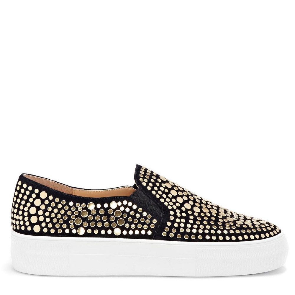 Vince Camuto Kindra Slip-on Studded Gold Sneaker